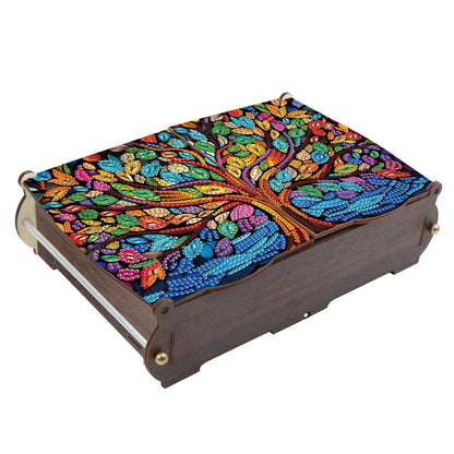 Tontut Diamond Painting kit Storage Box, Tree DIY Multifunctional Handmade Storage Box for Home Holiday Gifts