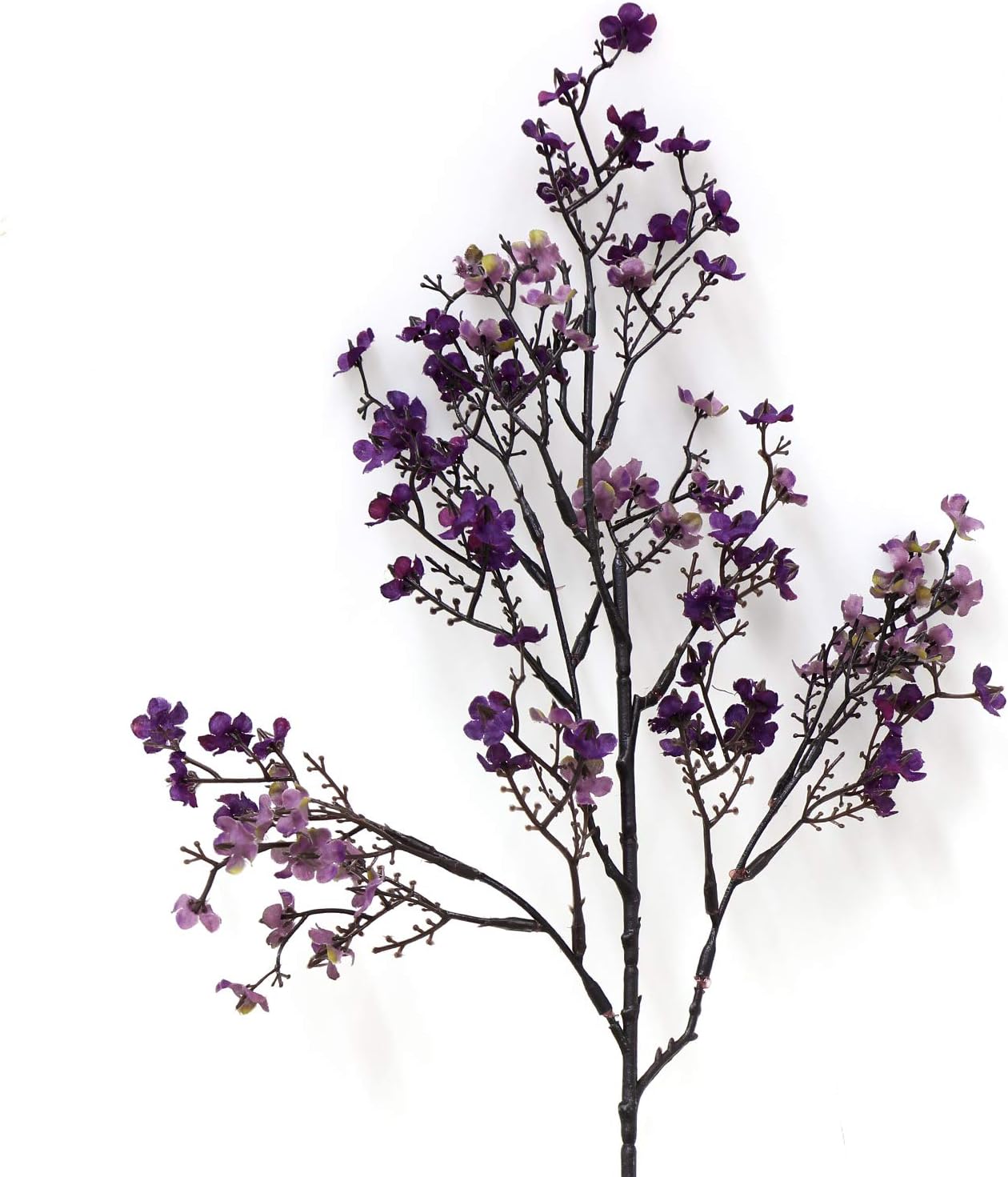 JAKY-Global 6 Bundle Babys Breath Fabric Cloth Artificial Flowers for Wedding Party Decoration (Autumn Purple)