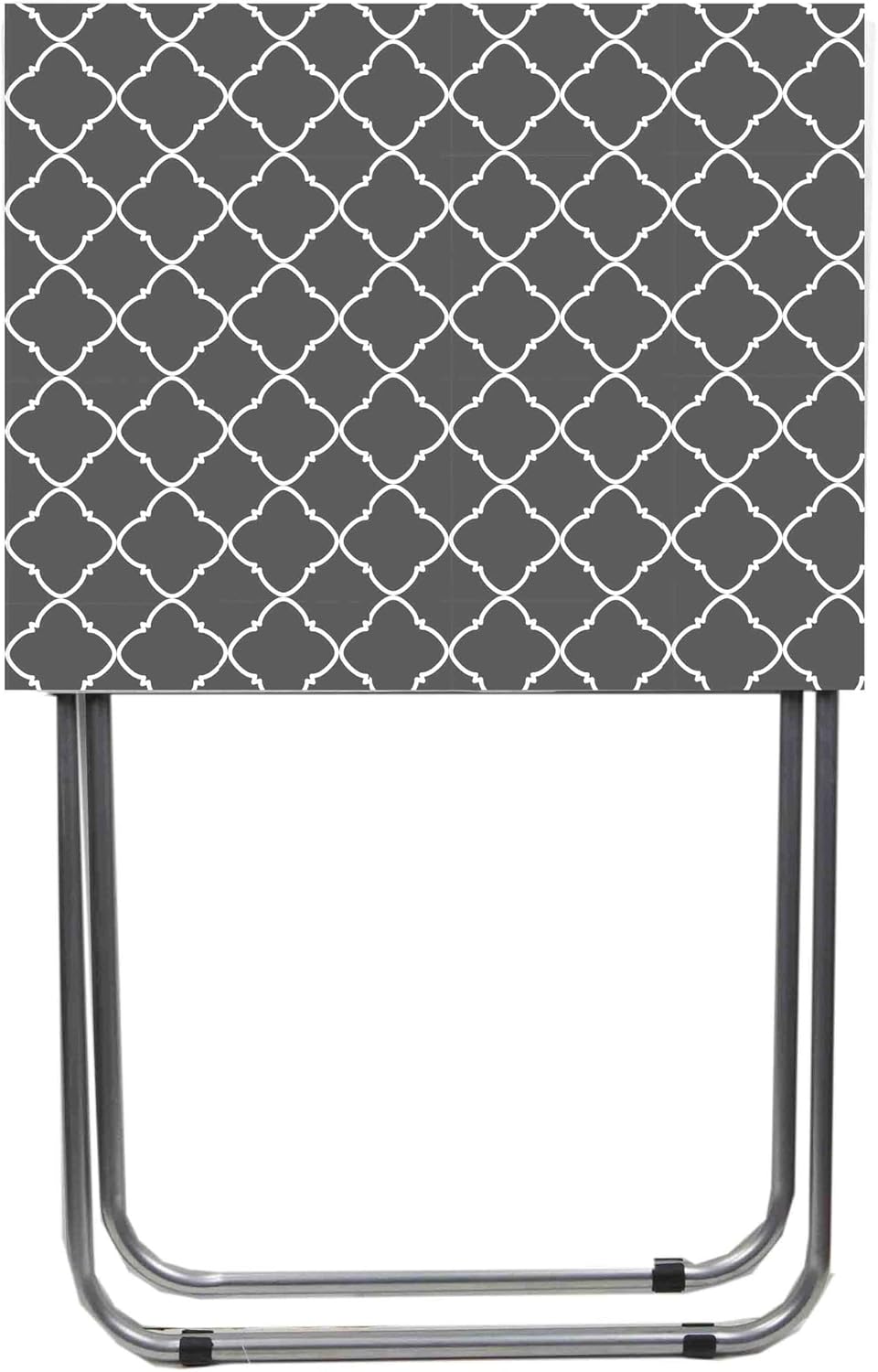 Home Basics Multi-Purpose Sturdy and Durable Decorative Bedside Laptop Snack Cocktails TV Folding Table Tray Desk