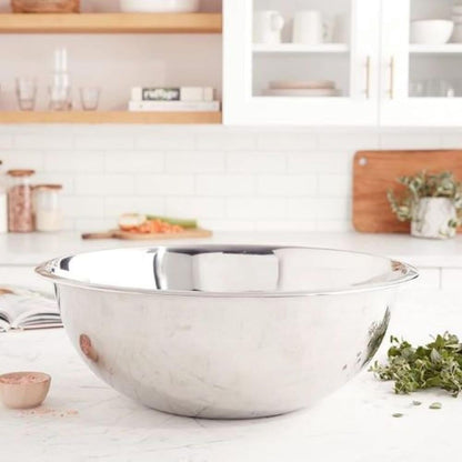 YBM HOME Stainless Steel Mixing Bowl - Premium Polished Mirror Nesting Bowl for Cooking and Serving, 10.25 Quart