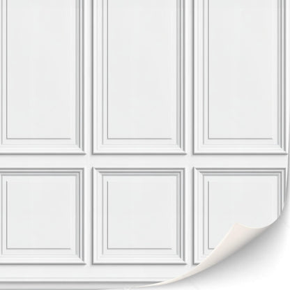 3 Sheets Self-Adhesive Wall Cladding for Dollhouse 1:12 Scale (Wood Paneled Wall (Renaissance))