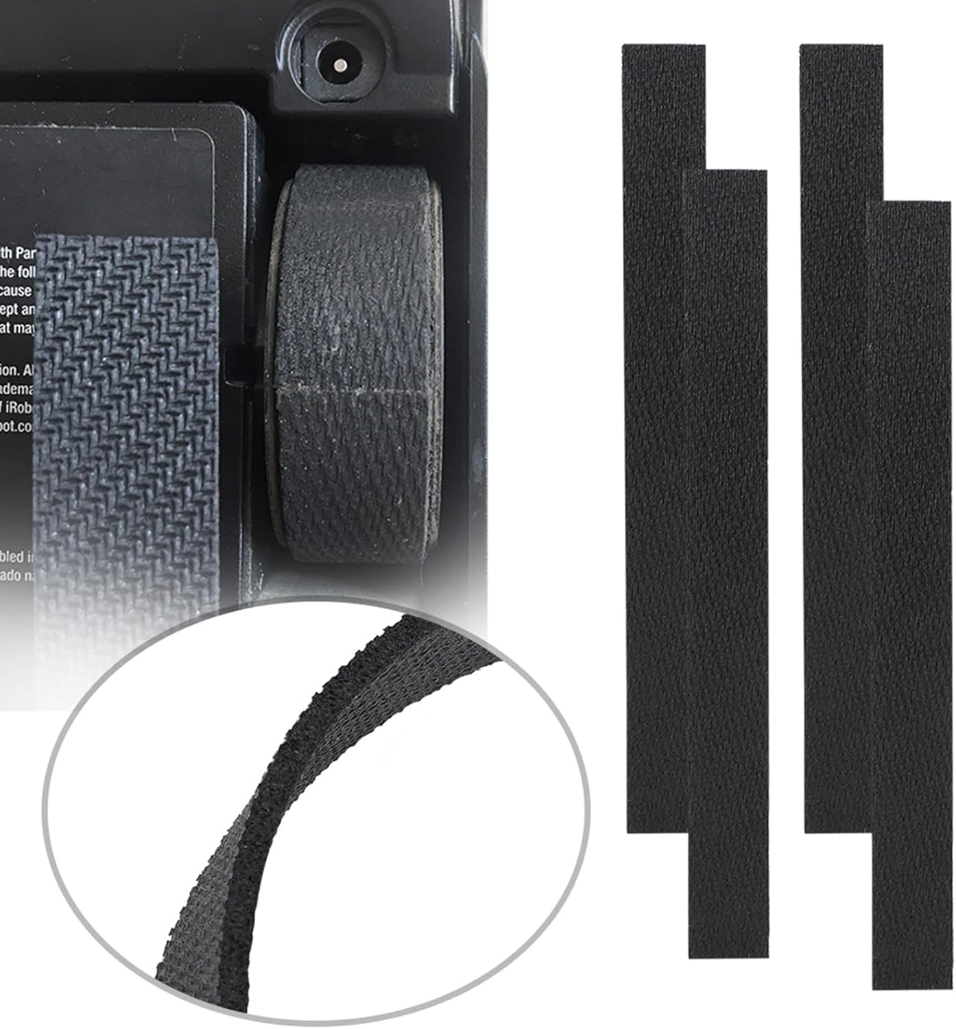 Mopping Robot Wheel Tire, Sweeping Robot Leather Wheel for Replacement Vacuum Cleaner Tires