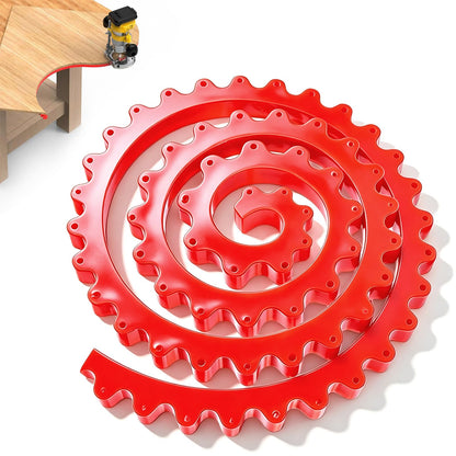Woodworking Profiling Strip Flexible Curve Template Profiling Strip Gear Driven Curve Template Guide Adjustable Fixed Complex Shape Contour Tool (78.74inch)