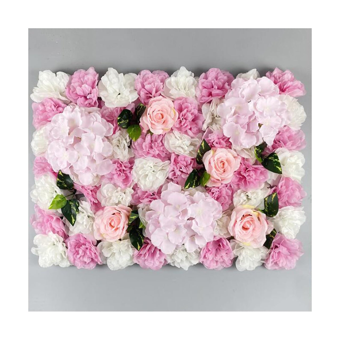 JIIPOREGJ Artificial Flowers Wall Panels DIY Fake Flower Wall Romantic Floral Backdrop for Wedding Birthday Party Home Decoration,8pcs