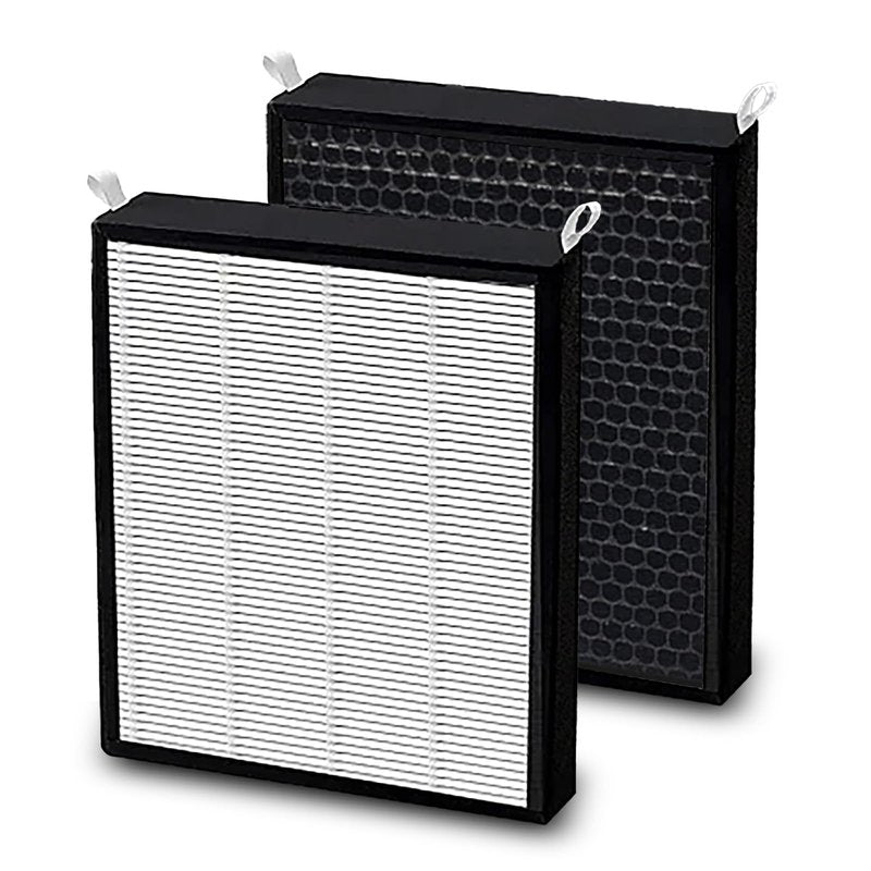 Prestivair 2 Pack 47001 HEPA/Carbon Combo Replacement Filters Compatible with NUWAVE OxyPure Model 47001 47002 47003 47004 47005 and 47006 Air Purifiers