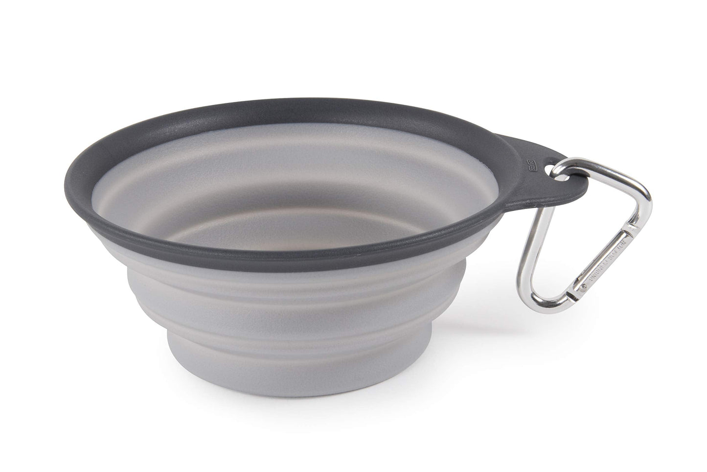 Dexas Popware for Pets Collapsible Travel Cup, Large, Gray/Blue