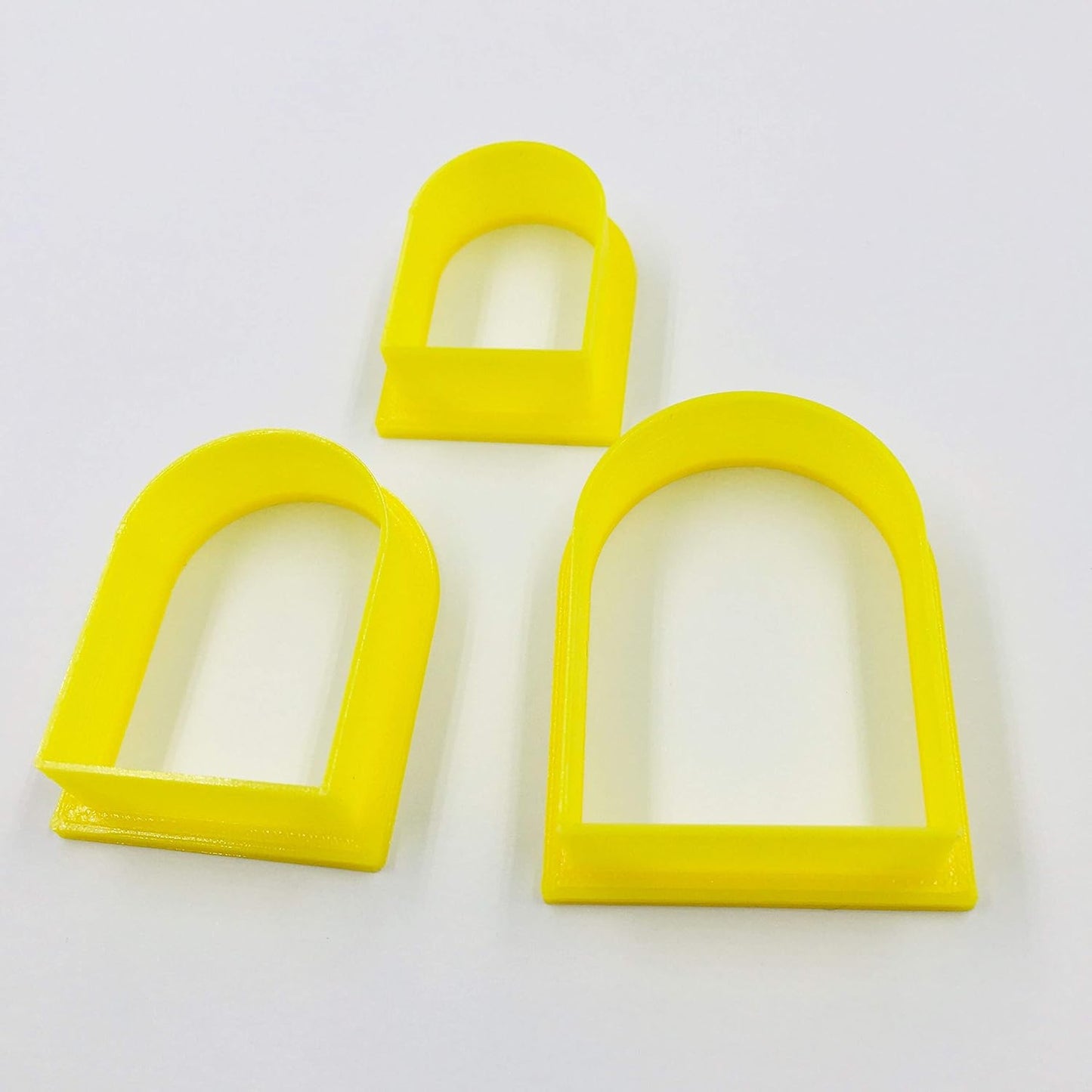 Set of 3 Arch Clay Cutter Set, Cookie Cutter, 3D Polymer Clay Cutter for Crafts
