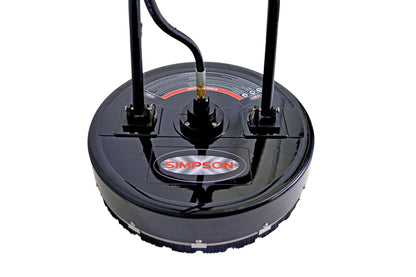 Simpson Cleaning 80182 Universal 20" Industrial Pressure Washer Surface Cleaner for Hot and Cold Water Machines, 3/8" Quick Connection, Recommended min 3450 PSI up to max of 4500 PSI, Black