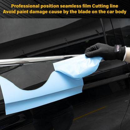 Gomake Professional Knife Less Finish Line 50 Meter Roll (164 Ft) with Anti-Scratch Gloves - Precision Vinyl Wrap Tool for for Car Wraps Clean Curves and Straight Lines