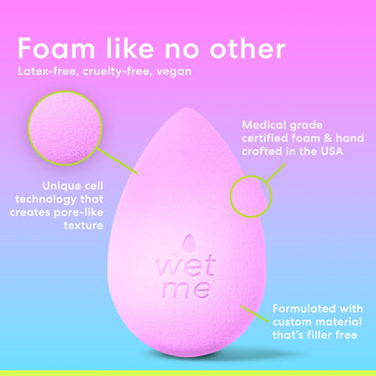 Beautyblender® | Bubble Blender Makeup Sponge | Blend Liquid Foundations, Powders and Creams | Streak Free Application | Vegan, Cruelty Free | Made in USA