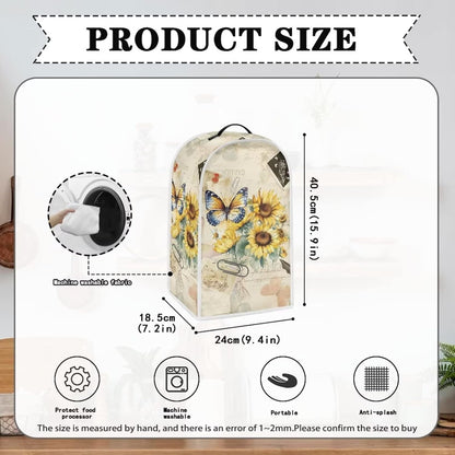 Blender Cover Kitchen Appliance Cover, Washable Coffee Machine Cover, Stand Mixer Cover with Top Handle, Butterfly