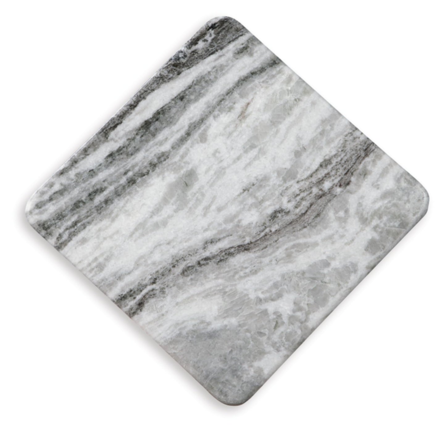 Signature Design by Ashley Keithwell Contemporary Marble Top Accent Table, Gray