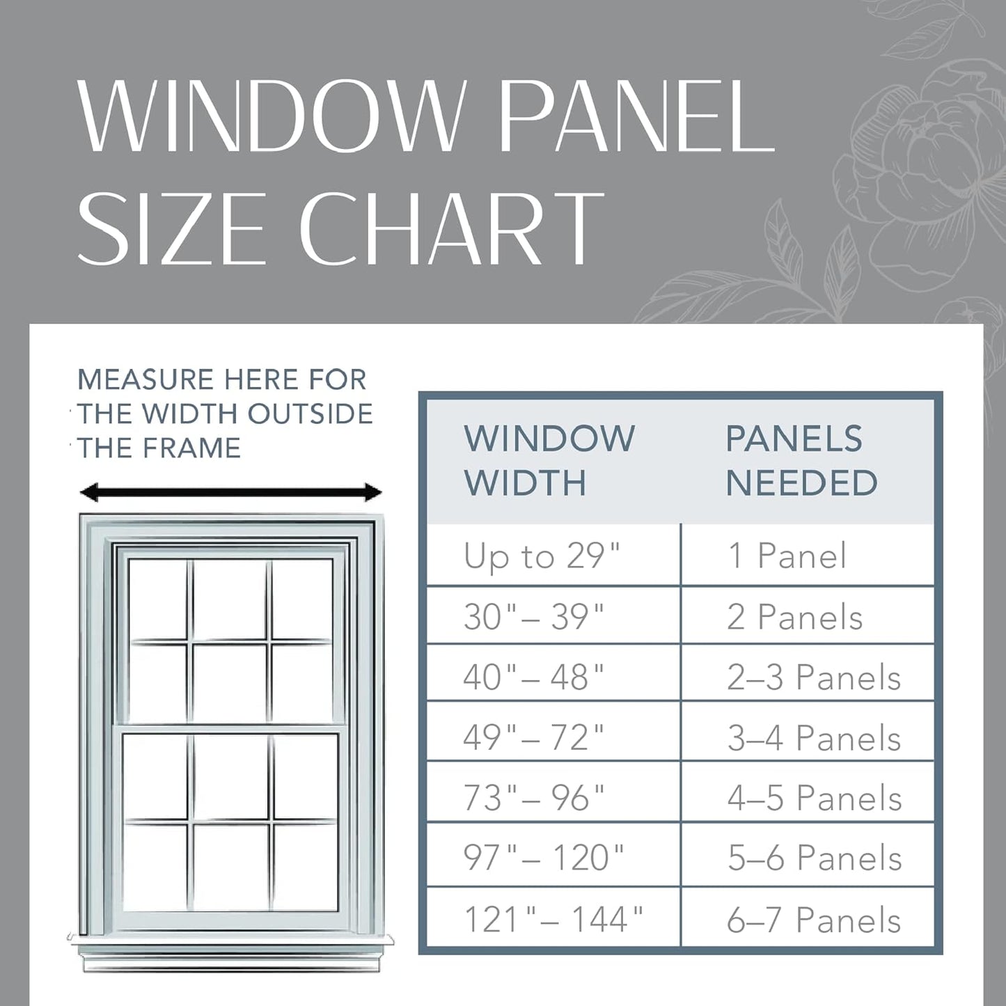 Elrene Home Fashions Matine Weatherproof Tab-Top Indoor/Outdoor Curtain Panel, 52”W x 108”L, Taupe