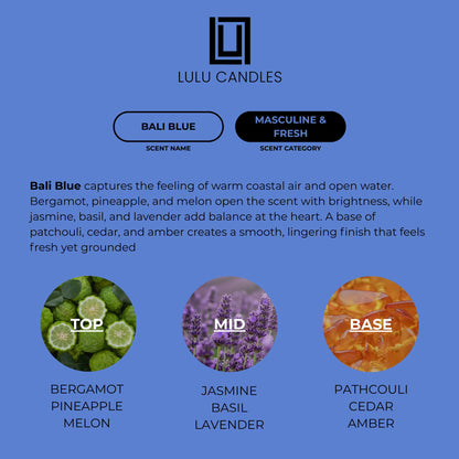Lulu Candles | Mediterranean Citrus | Smells Fresh & Sweet | Luxury Scented Soy Jar Candle | Hand Poured in The USA | Highly Scented Long Lasting (9 Oz.)