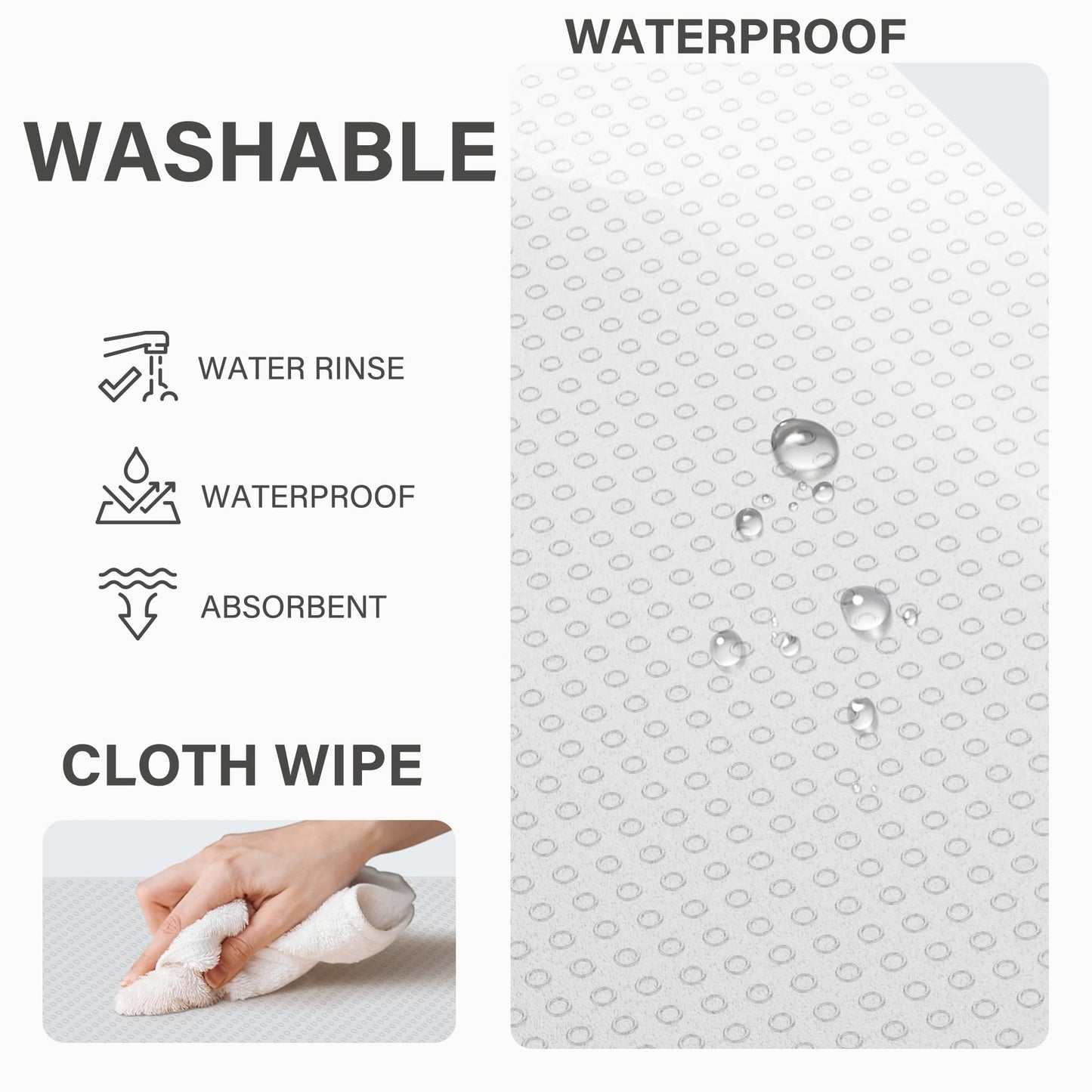 Login Life 12 Pcs Refrigerator Liners for Glass Shelves Washable and Cuttable，Waterproof Oilproof，Suitable for Non-Adhesive Shelf or Drawer Liner，Easy to Clean, Ideal Household Essentials
