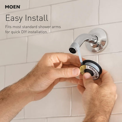 Moen Engage Spot Resist Brushed Nickel Six-Function 5.5-Inch Removable Handheld Showerhead with Magnetic Docking System, 26112SRN