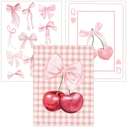 Axquilon 3 Pack Pink Bows Diamond Art Kits for Adults, Diamond Painting Kits for Adults Beginner, DIY 5D Full Drill Gem Art for Home Wall Decor 12x16 inch