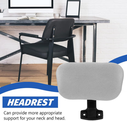 NUOBESTY Adjustable Mesh Headrest Attachment - Office Chair Neck Support Cushion for Universal Chairs