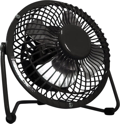 Optimus F-4040BK 4" Personal Metal Fan - Black