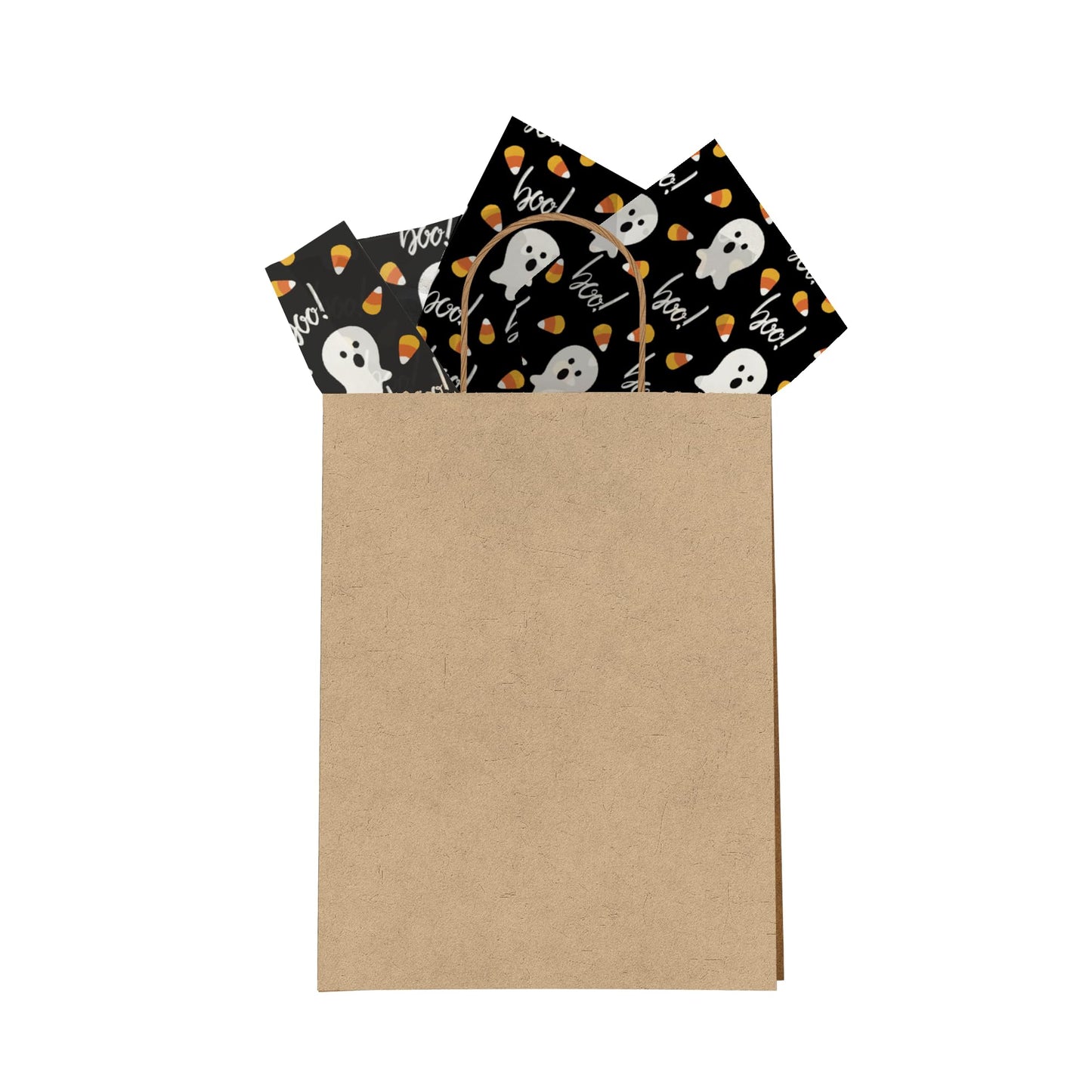 Halloween Ghosts Printed Tissue Paper for Gift Bags or Boxes and Wrapping - Bulk Fall Decorative Art Tissue Paper for Packaging and Gifting | 24 Sheets 20" x 30"