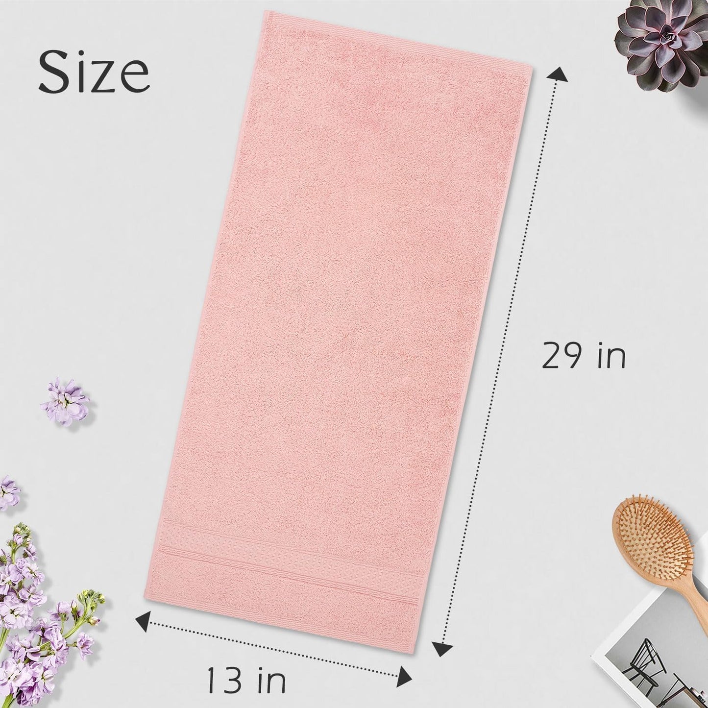 12 Pack 12 100% Set (13 29 Inches) Cleanbear Hand Towels Colors Cotton Hand Towel for Bathrooms and Different Family