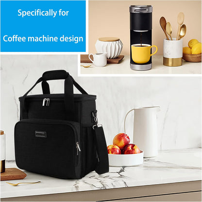 BAGLHER Coffee Maker Storage Bag | Waterproof Travel Carrying Organizer Case for Kering Coffee Machines and