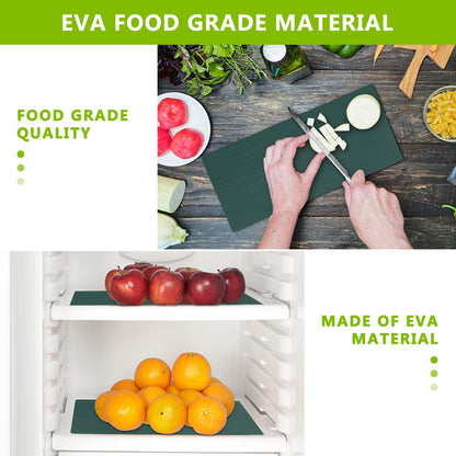 Shelf Liners Non Adhesive Kitchen Drawer Cabinet Liner, Waterproof Durable Liners for Shelves Refrigerator Pantry Cupboard Protector Mat, Green 11.8 x 78.7 inches