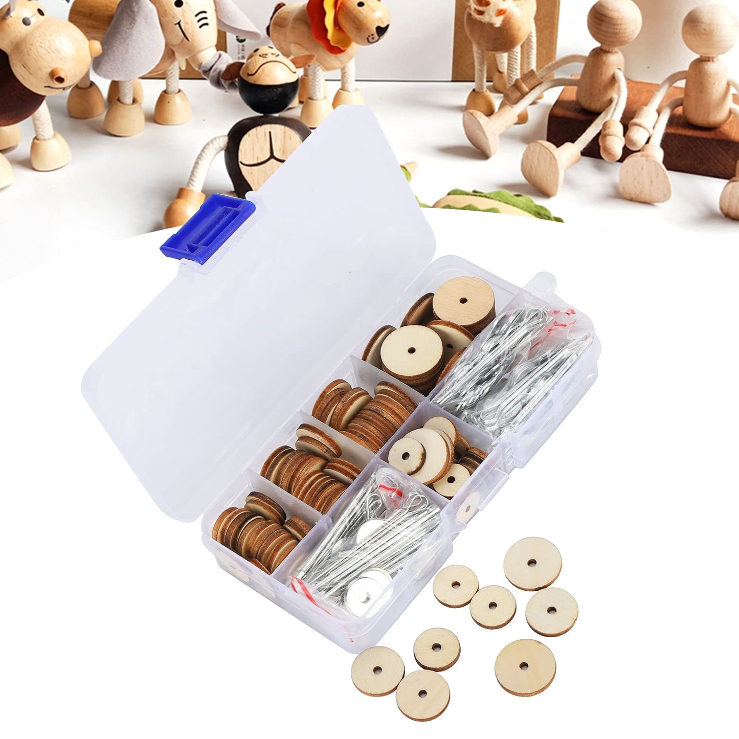 Doll Joints Set,Cotter pin Joints for Dolls Doll 45mm 12 mm Fiber Board Teddy Bear Joint Connector Making Supplies t pins Bears 25mm Toy Rotating disc 12mm 20mm Waldorf,Doll Making 50 Set Doll