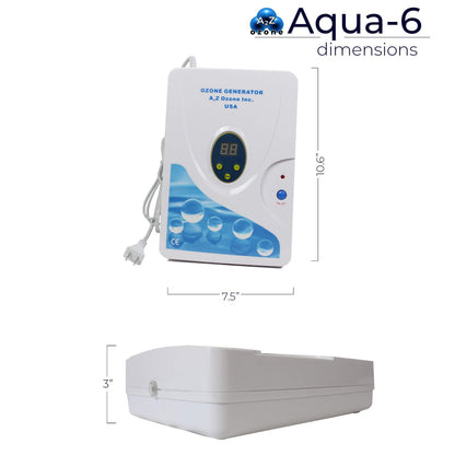 Aqua-6, 120 mg/hour Water Ozone Generator