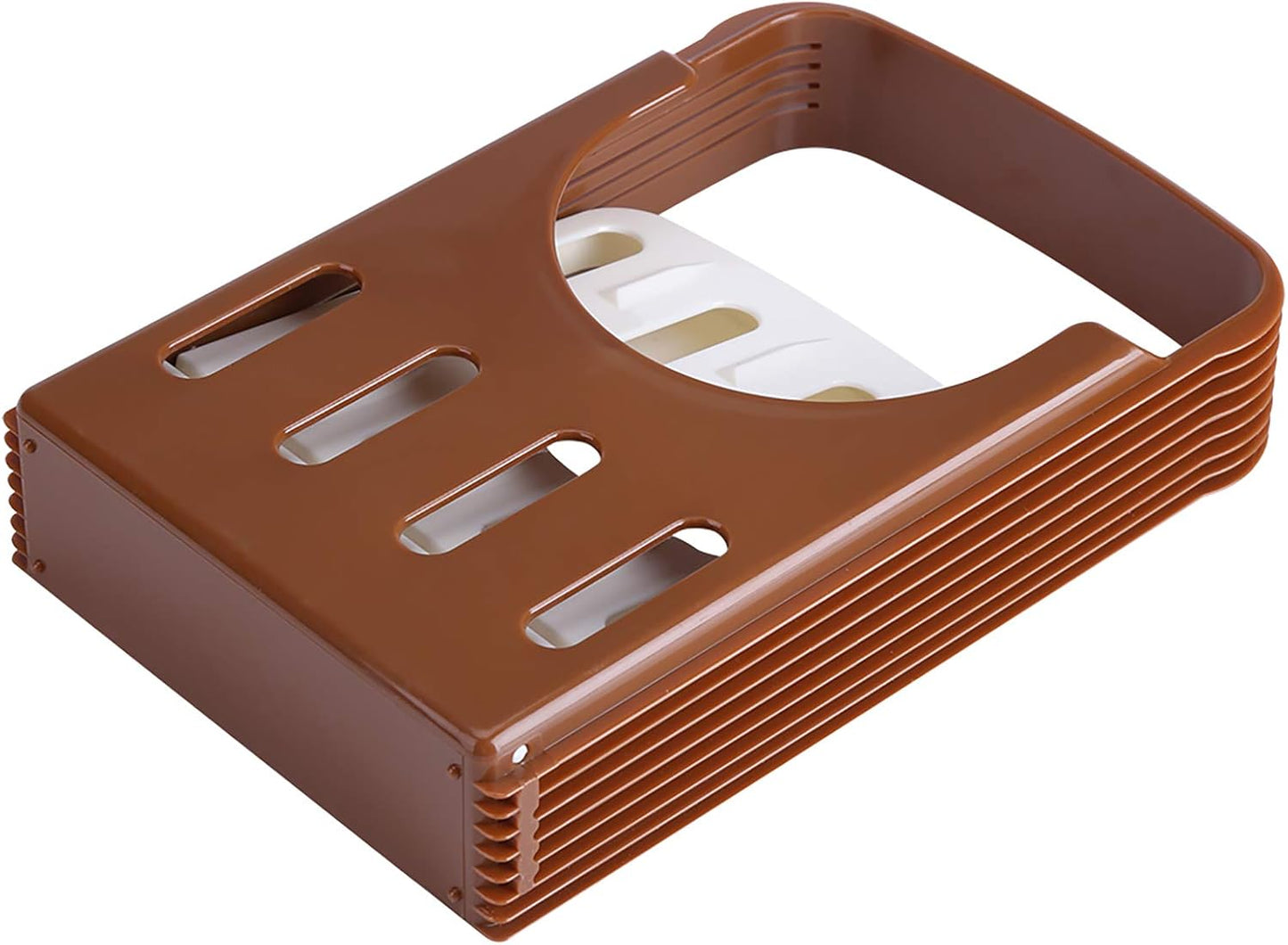 Kitchen Toast Slicer, Folding Bread Cutter Sandwich Maker with 4 Thickness for Homemade Bread