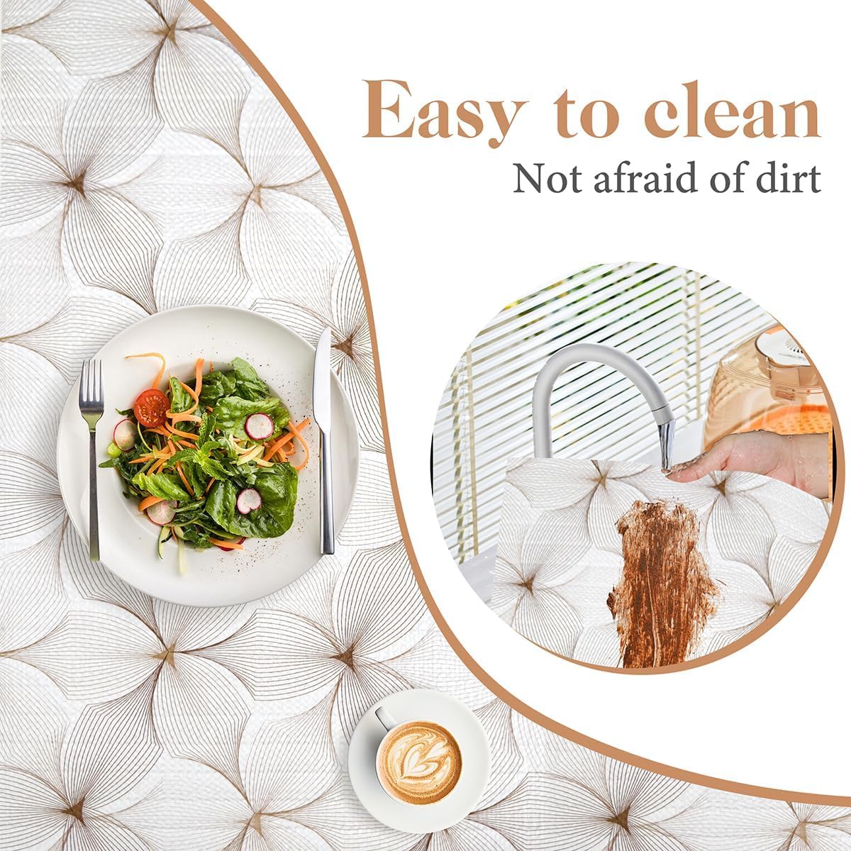 Quttisay Shelf Liner for Kitchen Cabinets,Non Adhesive Cabinet Liner,Non-Slip Drawer Liner,Waterproof Shelf Liner Easy to Clean Strong Grip Liner for Cabinets,Drawers,Cupboard，(Flower 12 inx16.4 FT)