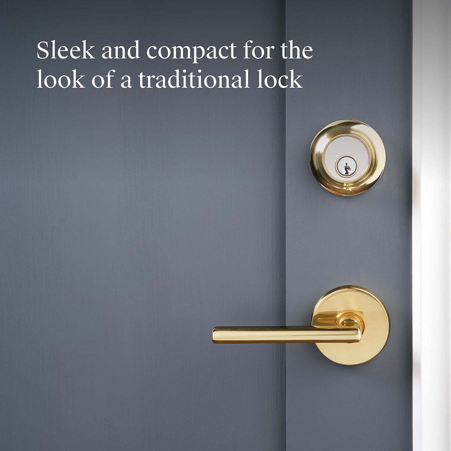 Level Bolt Smart Deadbolt - Make Your Lock Smart & Keep Your Existing Hardware and Keys - Keyless Entry via Level App (iOS & Android) - Works with Apple Home