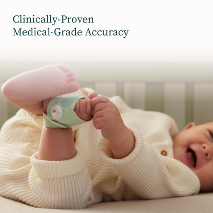Owlet Dream Sock® - FDA-Cleared Smart Baby Monitor - Track Live Pulse (Heart) Rate, Oxygen in Infants - Receive Notifications