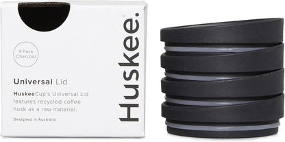 Huskee Cup Natural - Universal Lids for Versatile Use