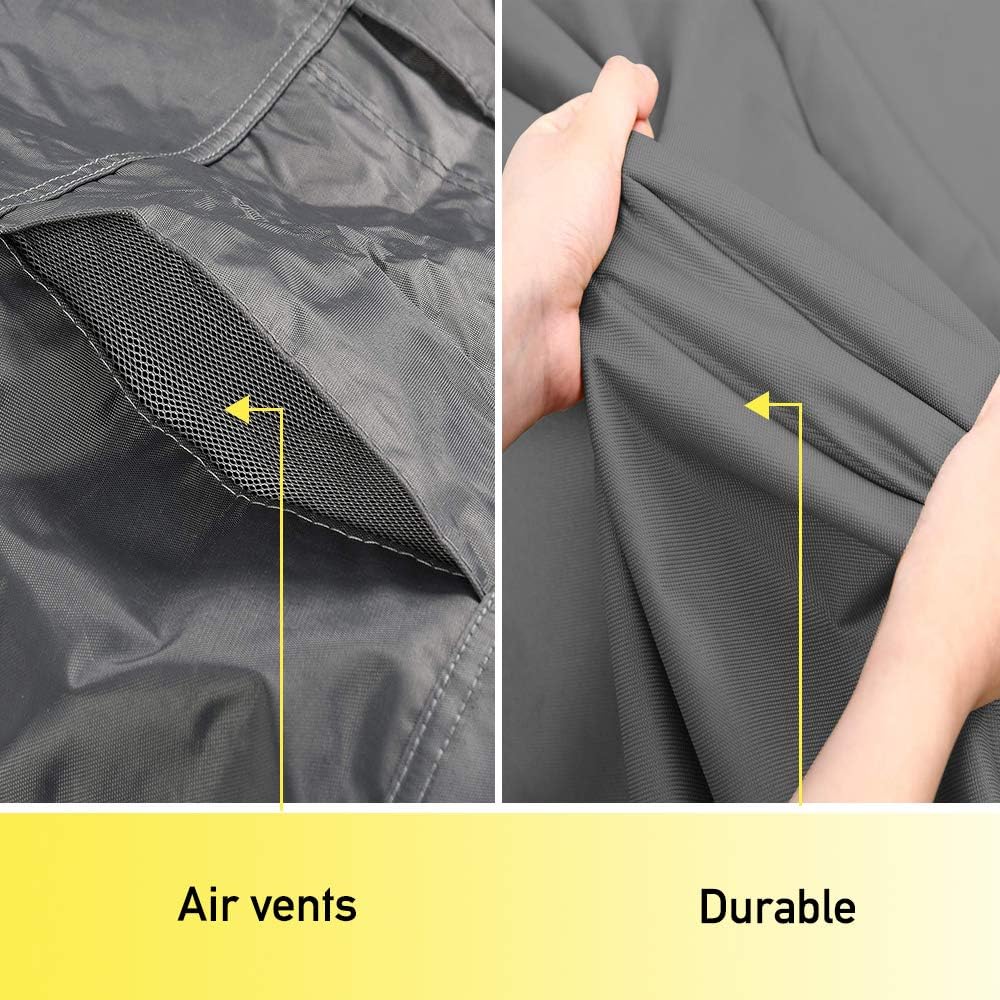 STARTWO Air Conditioner Cover, Heavy Duty Waterproof for Outdoor, Elastic Bottom for Secure Fit, Gray W38inD38inH40in