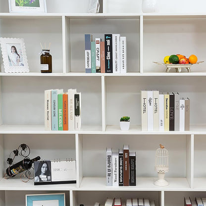 EFH 6 (Set 1) Pcs Faux Books for Modern Decoration - Fashionable Fake Books for Home Decor - Aesthetic Entryway, Coffee