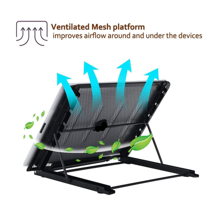 Metal Mesh Stand for A4 LED Tracer Pad, Ventilated Metal Holder for Laptop, Tablet, Animation Art Sketching Drawing Tracing LED Light Box Board, Books Holder, Diamond Painting Light Pad