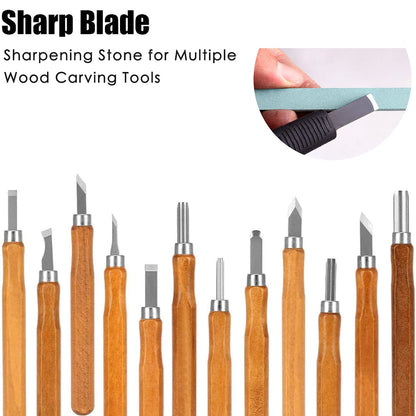 HSTYAIG Whetstone Stone Kit for Carving Chisel Sharpening Stone Set