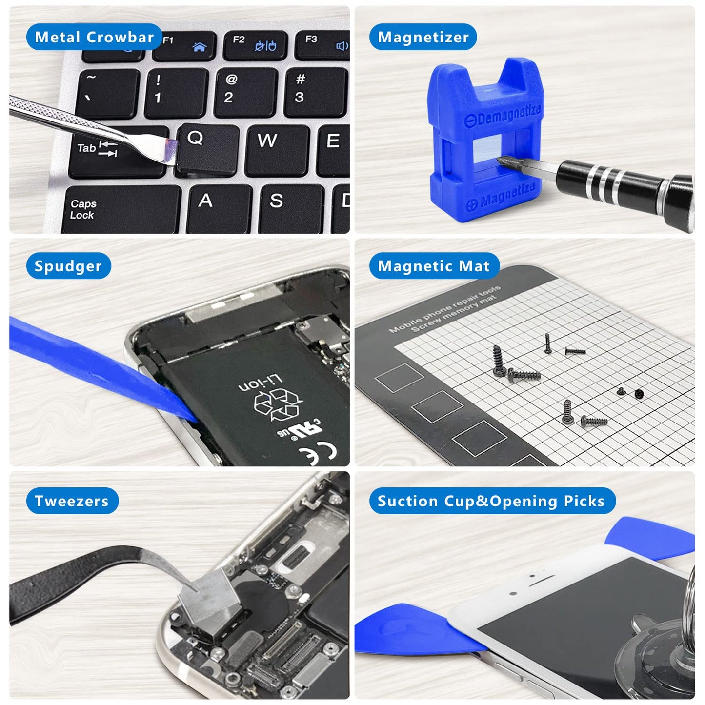 PC Building Tool Kit 140-IN-1: Computer Tool Kit for Repair & Assembly, Precision Screwdriver Set with Magnetic Bits for Laptop, iPhone, MacBook, PS4/5, Xbox, Game Console