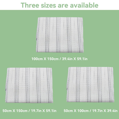 Latch Hook Canvas, Mesh Canvas Sheets Blank Rug Hooking Mesh Sheet Blank Hooking Meshh for Crafts Supplies Making (50 * 150cm)