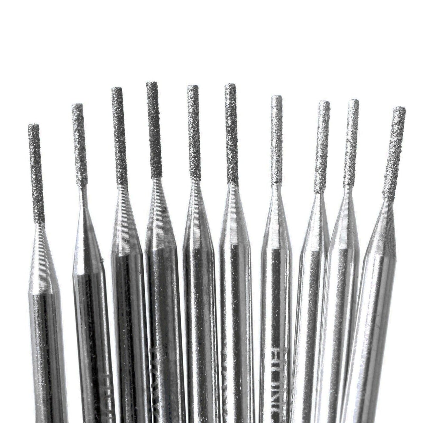 JINGLING 30 Pcs 1mm Diamond Drill Bits for Stone Ceramic Glass Lapidary Supplies 1/8 inch Shank for Dremel Tool Jewelry Making Kit