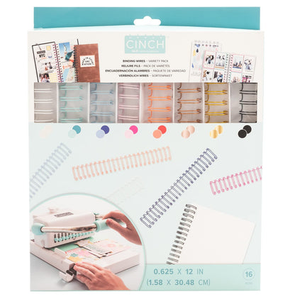 We R Memory Keepers Cinch Wires .625" 16/Pkg-Value Pack