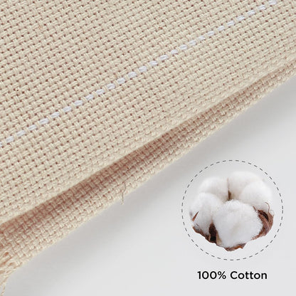 The Oxford Company Monk's Cloth | Punch Needle Fabric- Foundation Cloth Suited for Punch Needle Rug Hooking (1 Yard (72" Width))