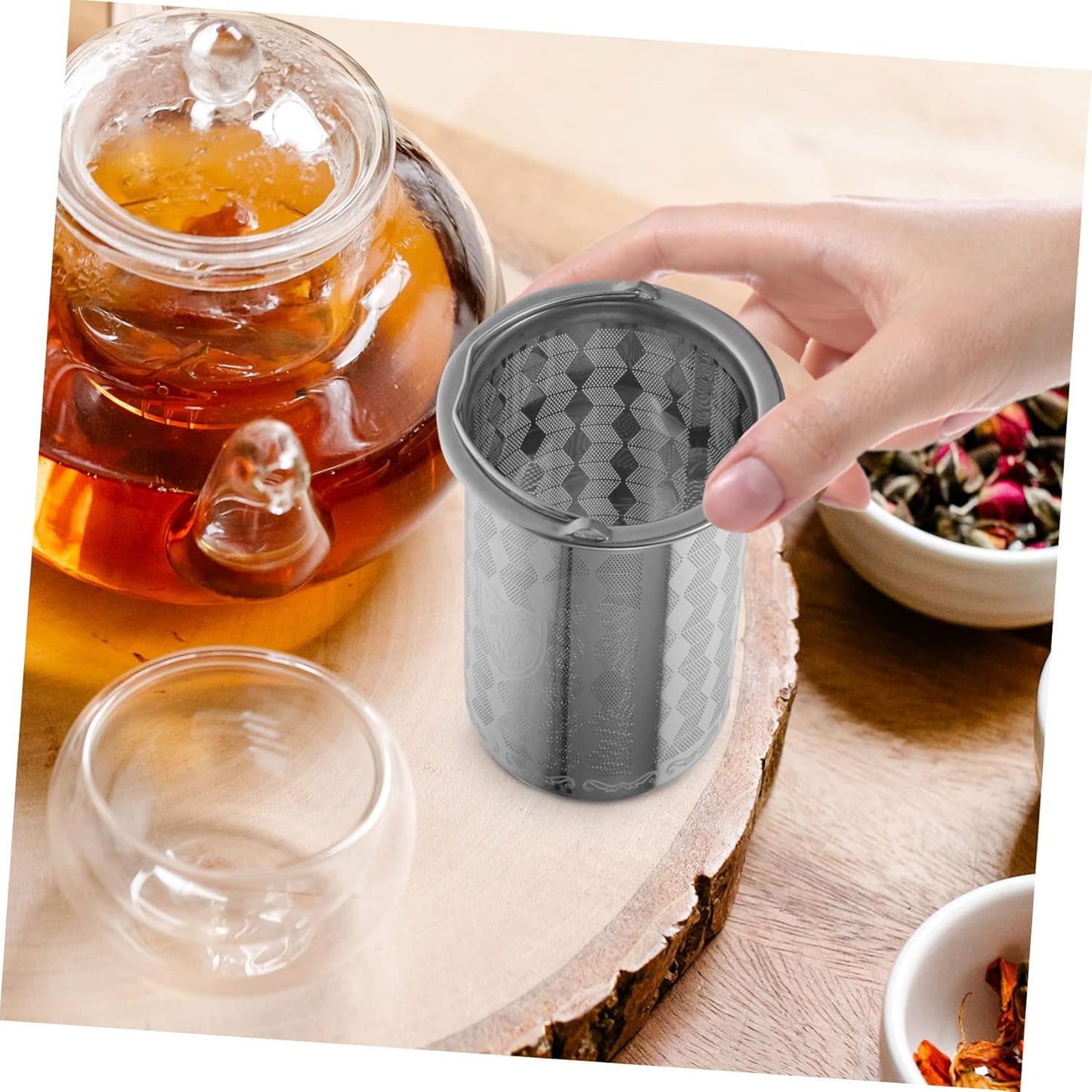 3pcs Stainless Steel Tea Leak Diffusers, Mesh Strainer Replacement for Teapot, Kettle, Coffee Strainer