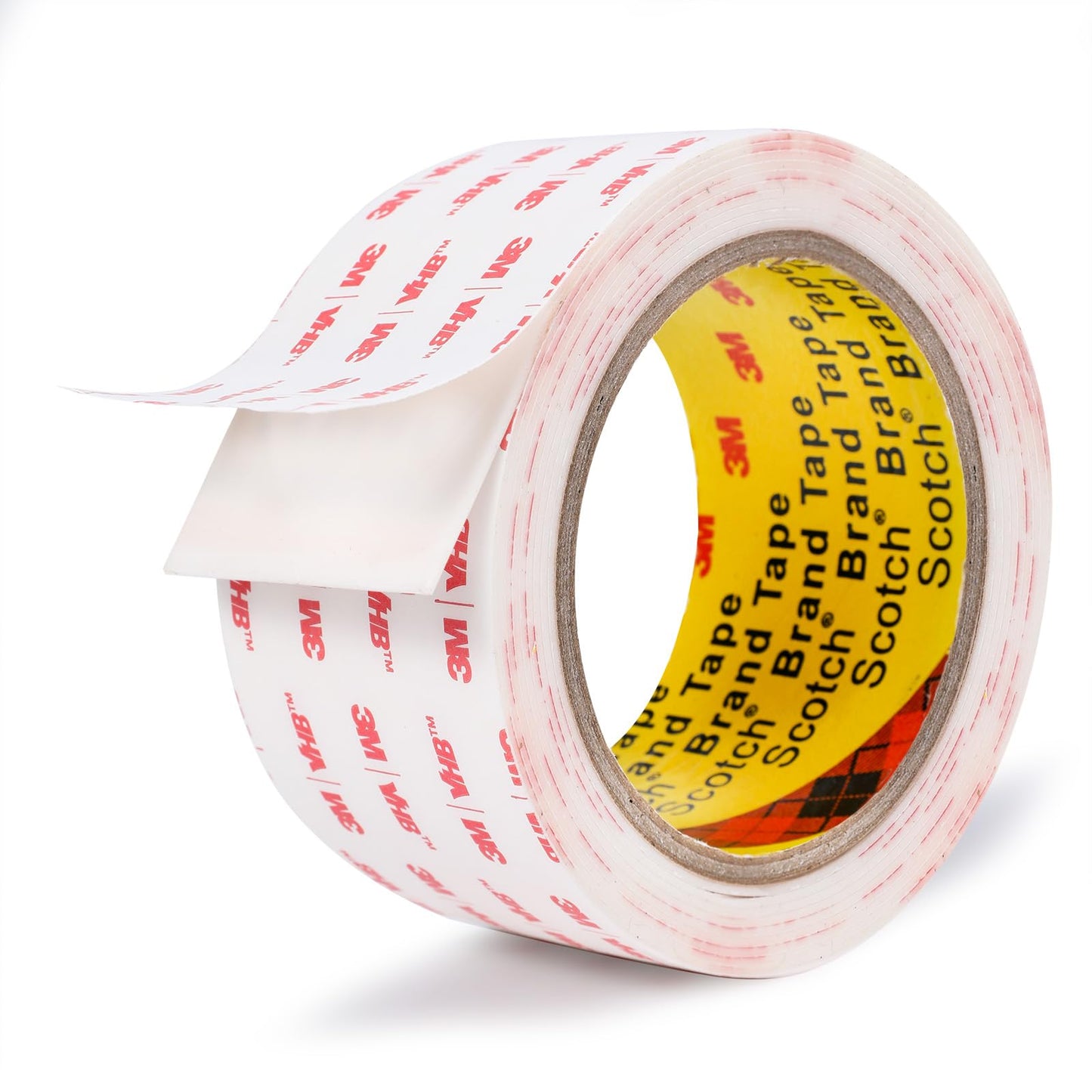 3M Double Sided Tape 2in X 9.85ft，Heavy Duty Removable Mounting Tape, Picture Hanging Adhesive Strips