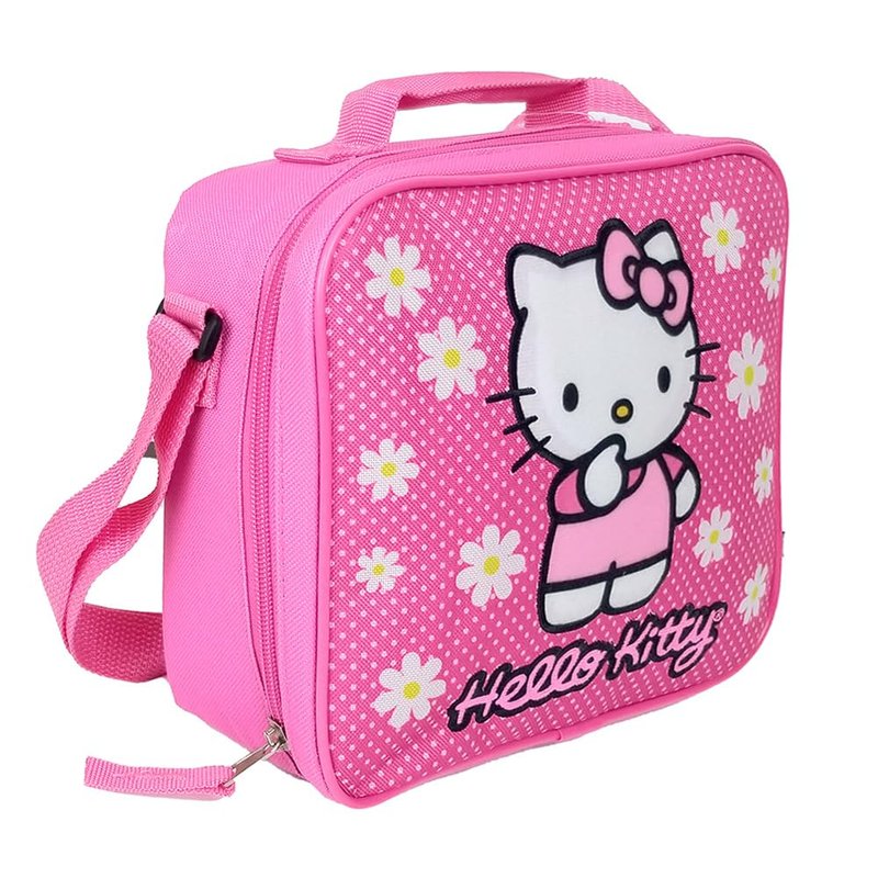 Hello Kitty Polka Dot Floral Lunch Bag #C6CO18