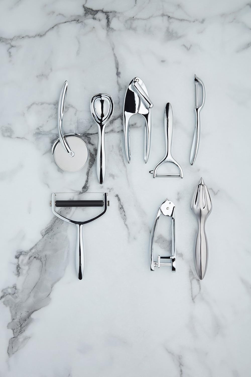 MasterClass Heavy Duty Garlic Press, Silver