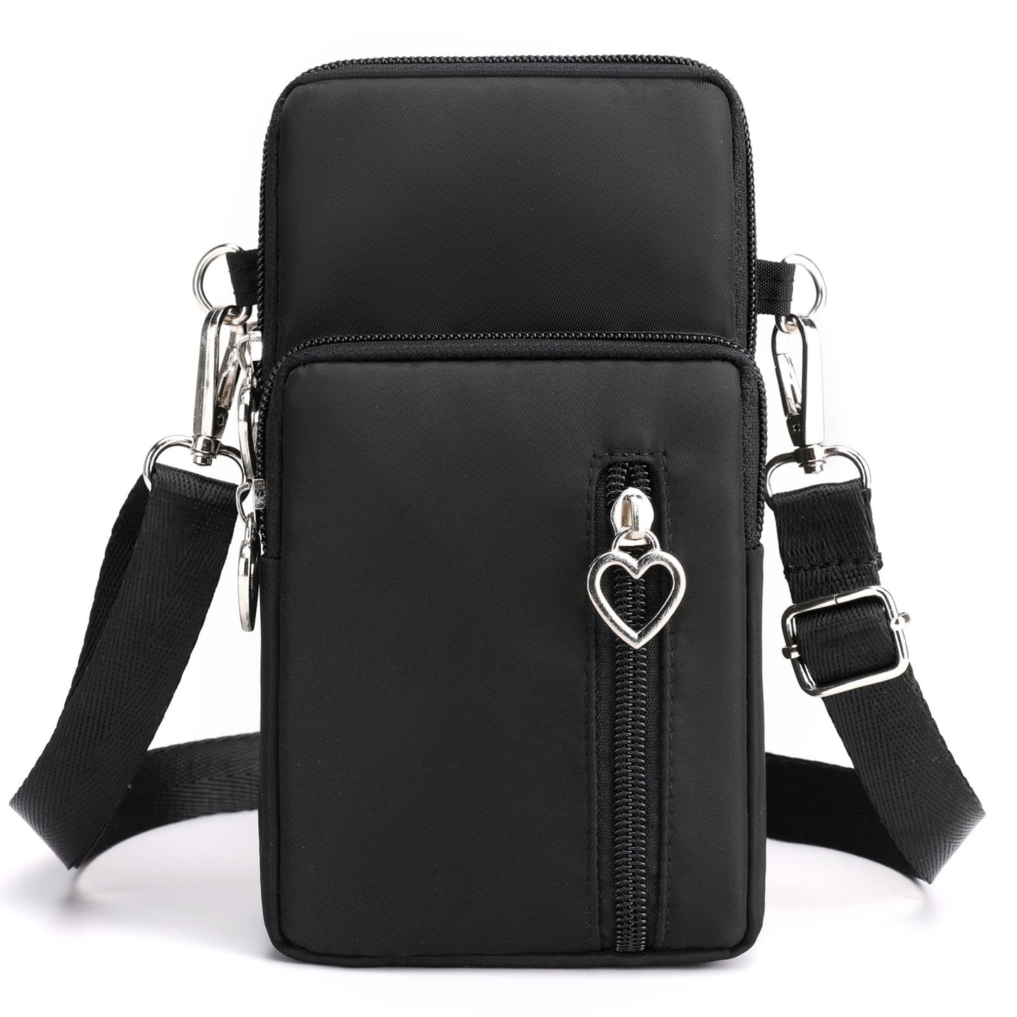 DuoLmi Small Crossbody Bag for Women, Cell Phone Wallet Purse With Roomy Pockets, Lightweight Smartphone Sports Armband, Mini Shoulder Handbag