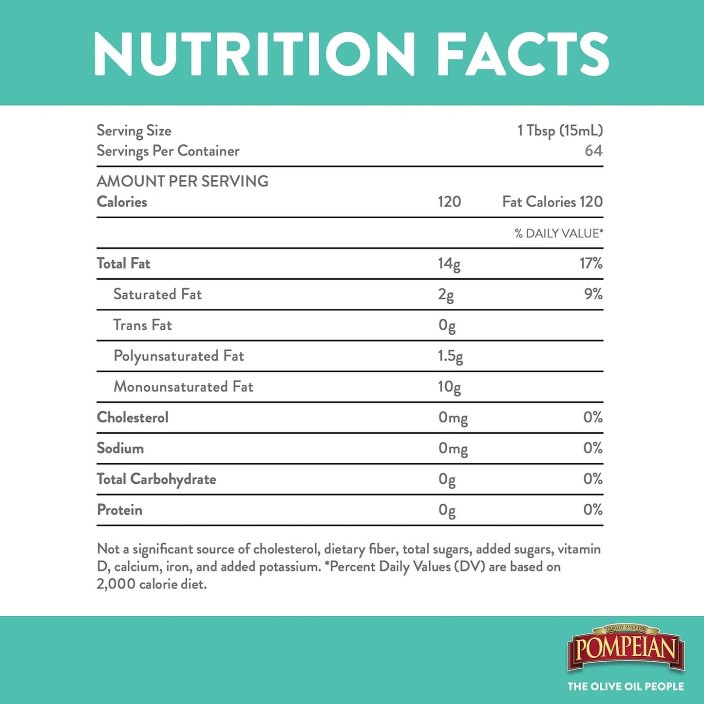 Pompeian Robust Extra Virgin Olive Oil, Contains Polyphenols, First Cold Pressed, 32 Fl Oz