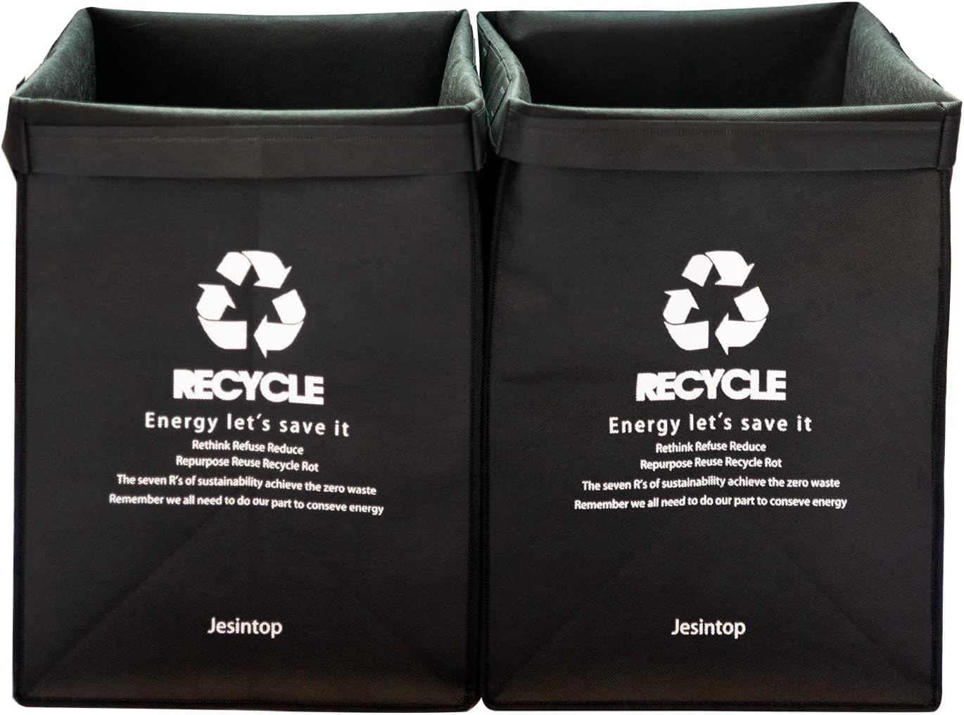 Recycle Bins for Kitchen, Ultra-Large Capacity Waste Bin Bags for Home Trash Sorting Organizer Baskets, 29 Gal Series
